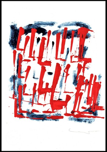 Piero consagra lettera - consagra, "lettera