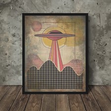 Stampa artistica da parete UFO