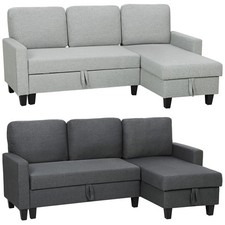 HOMCOM Divano 3 Posti con