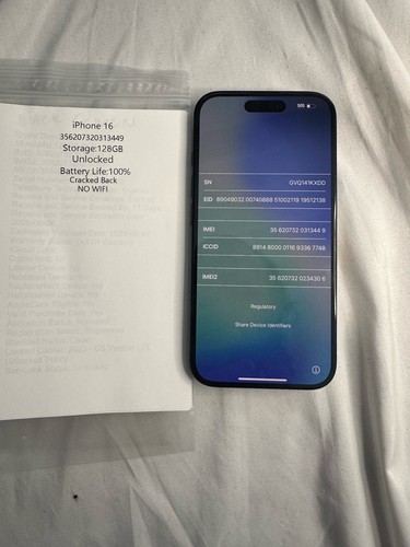 Iphone 128gb sbloccato - 16,