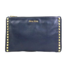 Pochette Miu Miu blu navy