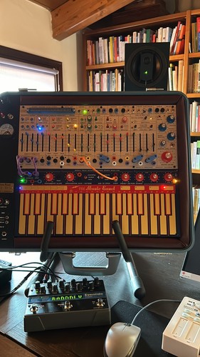 Buchla easel 50th anniversary - easel,