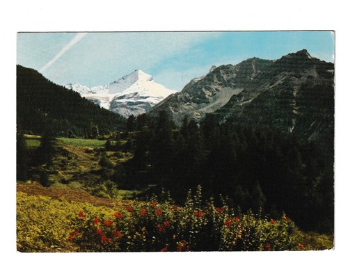 Val aosta cartolina monte - cartolina,