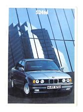 BMW 524TD - Depliant - Brochure - Catalogo BMW 1989