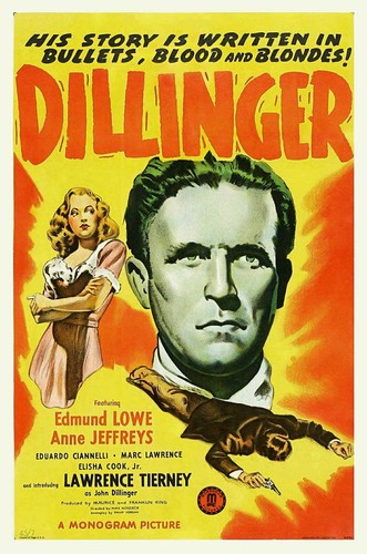 Poster film dillinger - film, 1945