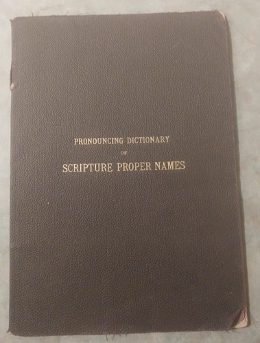 Dictionary scripture proper - dictionary,