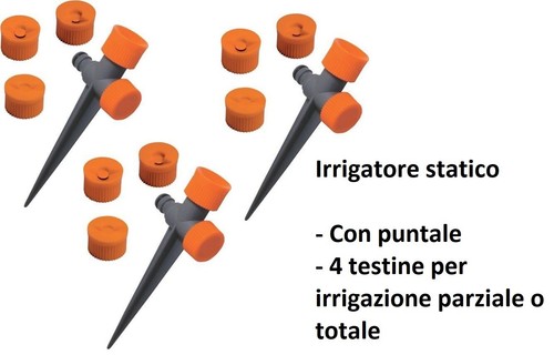 Irrigatore statico con - con, puntale