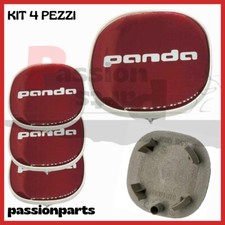 COPRIMOZZI CERCHI IN LEGA FIAT PANDA DAL 2012 ORIGINALI EMBLEMA OEM 735553884