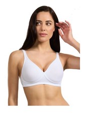 Spiman Reggiseno In Cotone Elasticizzato Con Coppe Preformate Senza Ferrett 2177