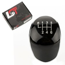 Leva Del Cambio Copertura Stemma 6 ingranaggi Nero per Ford Galaxy Mondeo IV