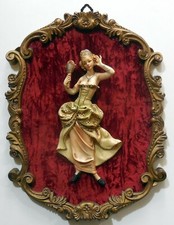 CORNICE STATUINA VINTAGE IN RESINA FONATINI MADE ITALY ANNI 60