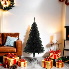 Albero di Natale Artificiale con Supporto Nero 120 cm PVC 099home