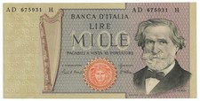 1000 LIRE GIUSEPPE VERDI II