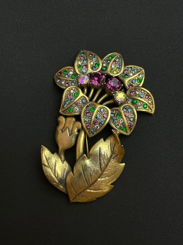 Spilla vintage grande - , fiore