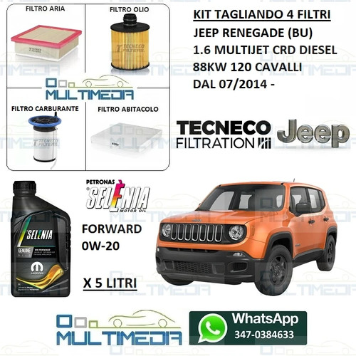 Kit tagliando filtri olio - kit,
