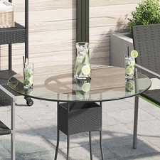 Piano Tavolo Rotondo in Vetro