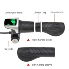 Maniglia Acceleratore Split 36V/48V E-Bike Bicicletta Elettrica con Display Potenza