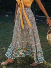 gonna lunga morbida colorato