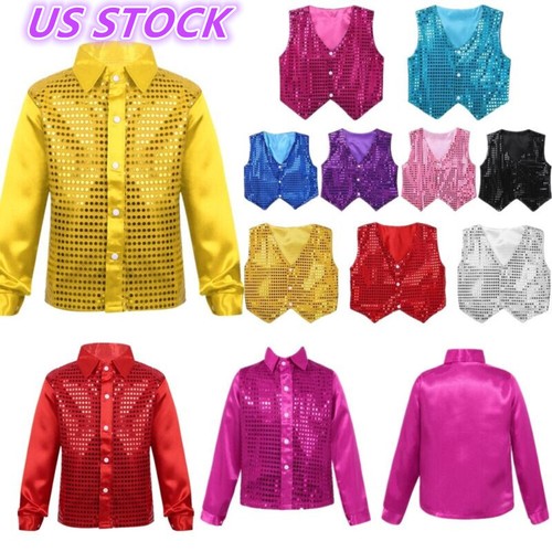 Camicia canotta lucida bambino