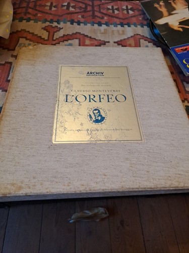 Box 2lp monteverdi l orfeo - monteverdi, l'orfeo