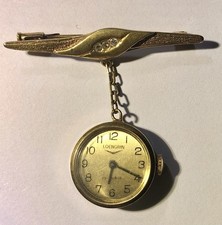 Spilla con orologio della