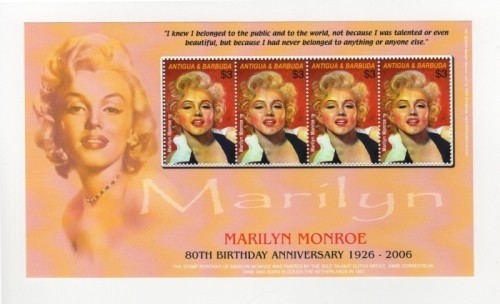 Antigua 2006 marilyn monroe - antigua,
