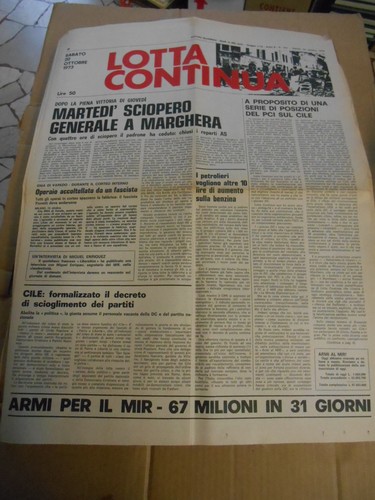 Lotta continua 1973 ottobre - lotta,