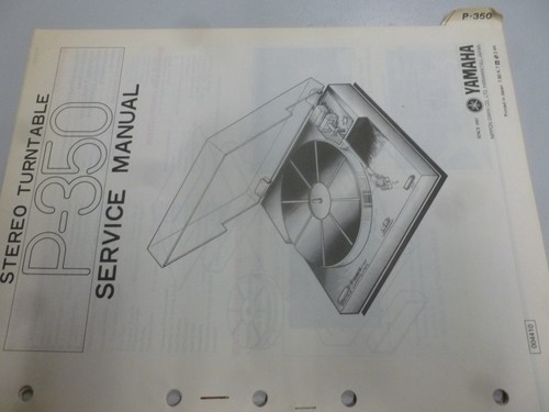 Manuale servizio yamaha - manuale,