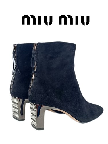 Stivaletti miu prada neri - miu,