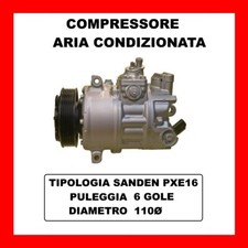 COMPRESSORE AC 13718 VW GOLF PLUS 1.9 TDI DAL 2005 KW77 CV105 CC1896 BKC BLS BXE