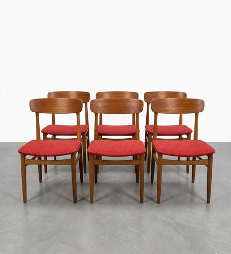 Sedie scandinave teak - 6,