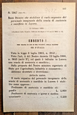 Lucera Anno 1889 in Regio