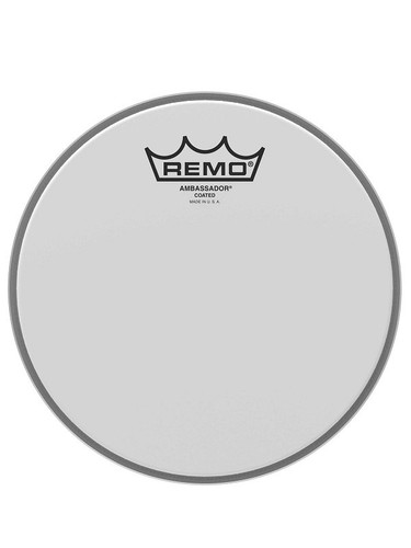 Remo ambassador coated pelle - coated,