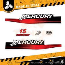 Decalcomania Adesivi Motore Fuoribordo Mercury 15 - Two Stroke