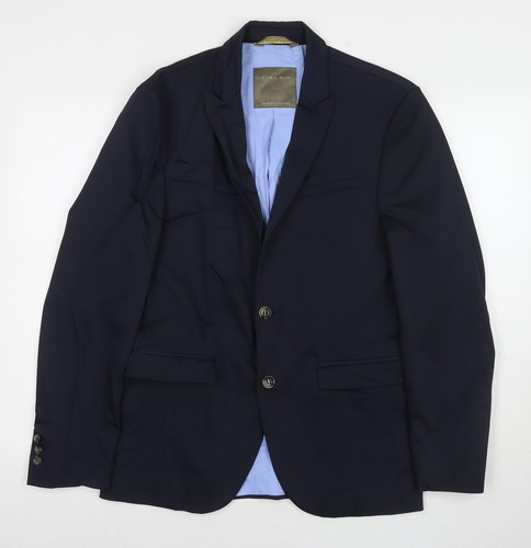 Giacca tuta uomo - zara, blu