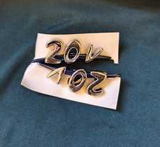 FIAT COUPE 2.0 20V TURBO  SCRITTA SIGLA STEMMA LOGO BADGE EMBLEM Original Blu