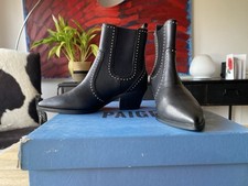 Stivaletti Paige neri in pelle