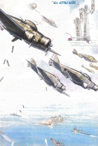 Cartolina regia aeronautica - cartolina,