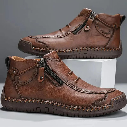 Scarpe pelle fatte a - ,