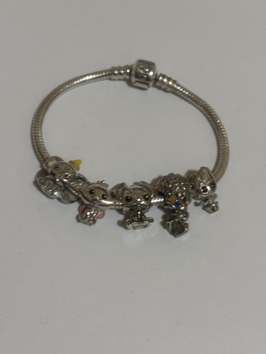 Bracciale pandora con 5charms - bracciale,