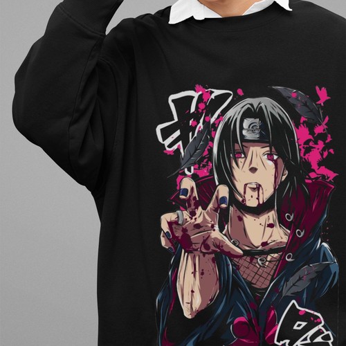 Felpa naruto anime itachi - naruto,
