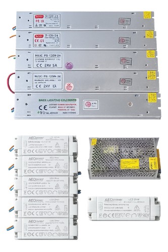 Lotto trasformatori led - 15, 12v