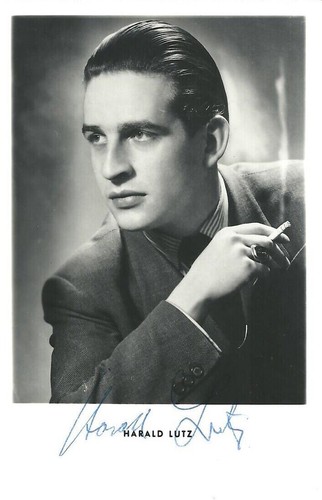 Harald lutz autografo - harald,