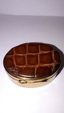 Antico portapillole vera pelle
