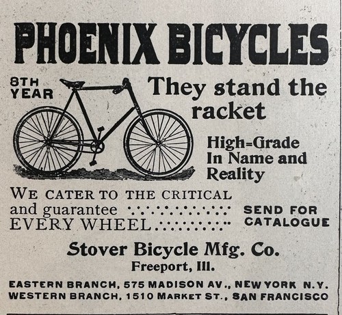 1896 phoenix bicycles stover - 1896,