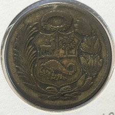 PERU  1 SOL DE ORO  1943