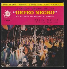 OST DISCO 45 GIRI E.P. ORFEO NEGRO MUSICHE DI HELIO MOTTA - CGD E 6076 ORFEU 