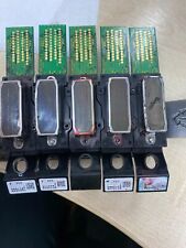 5x Mimaki Roland Epson stampante UV eco solvente usata testina di stampa DX4 bloccata a secco.