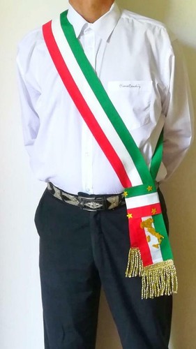 Fascia sindaco tricolore - fascia,