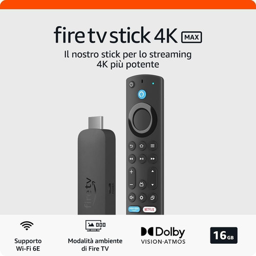 Fire stick max di - tv, 4k